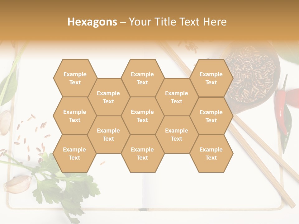 Tableware Ingredient White PowerPoint Template