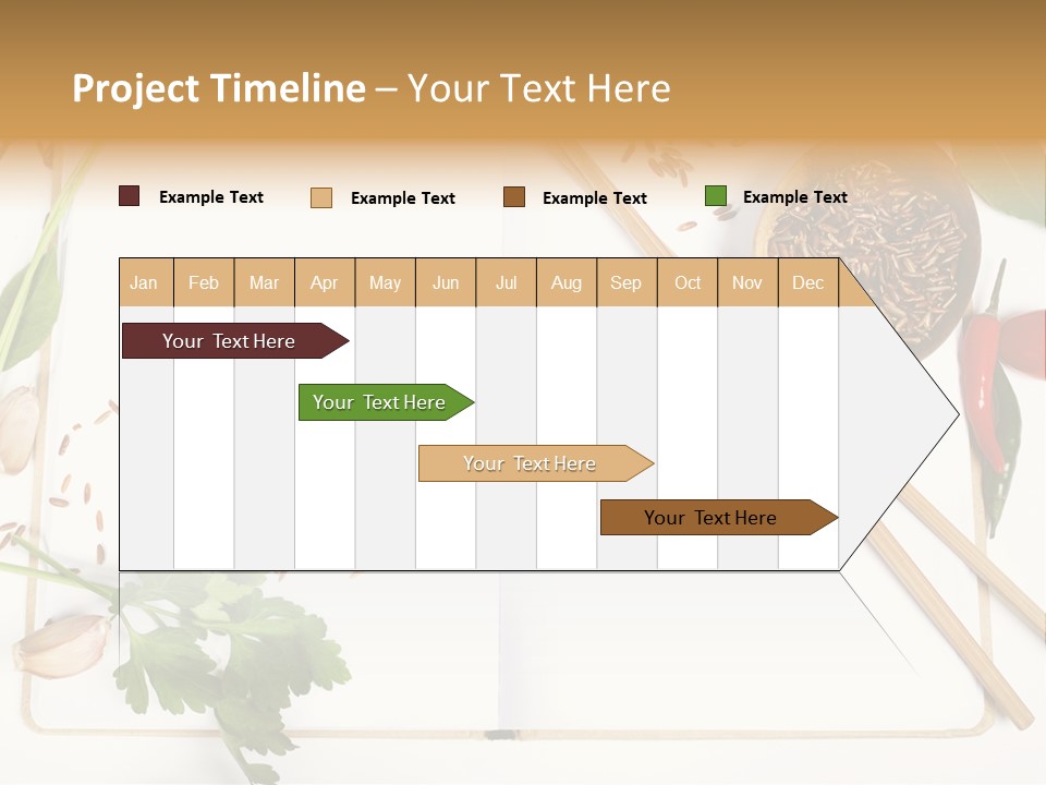 Tableware Ingredient White PowerPoint Template