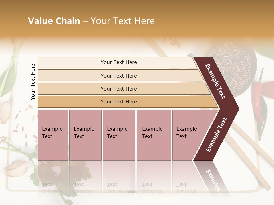 Tableware Ingredient White PowerPoint Template