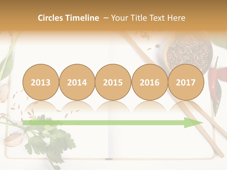 Tableware Ingredient White PowerPoint Template