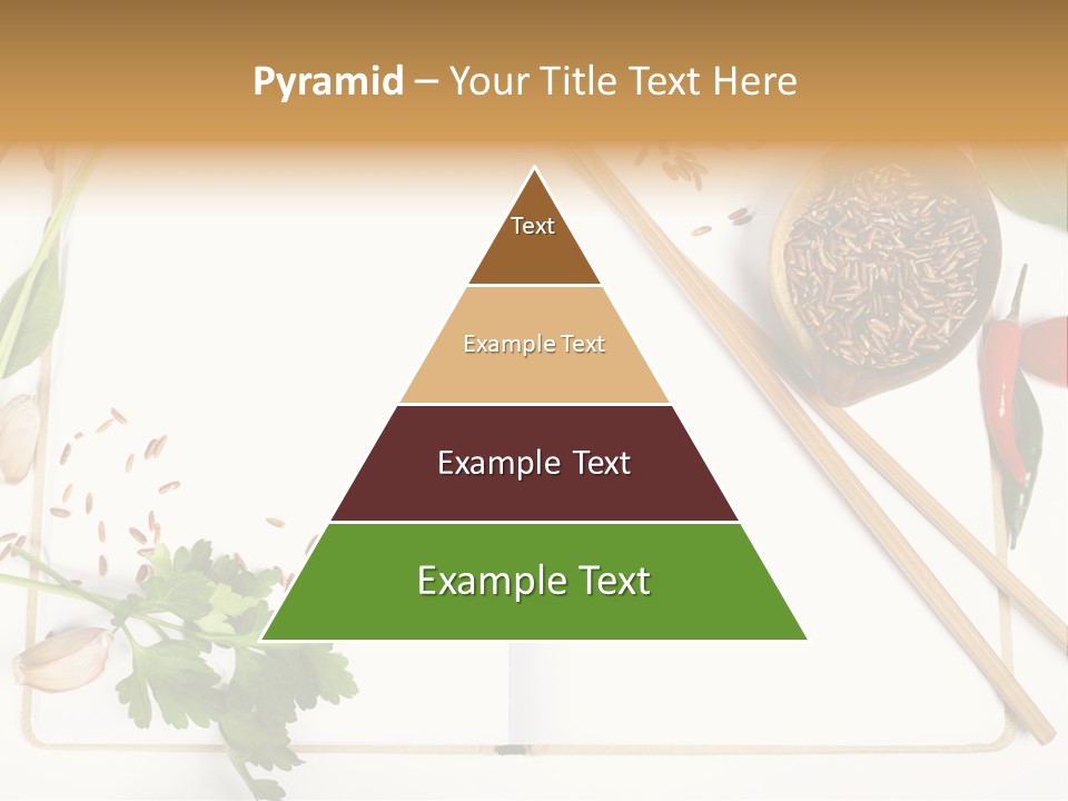 Tableware Ingredient White PowerPoint Template