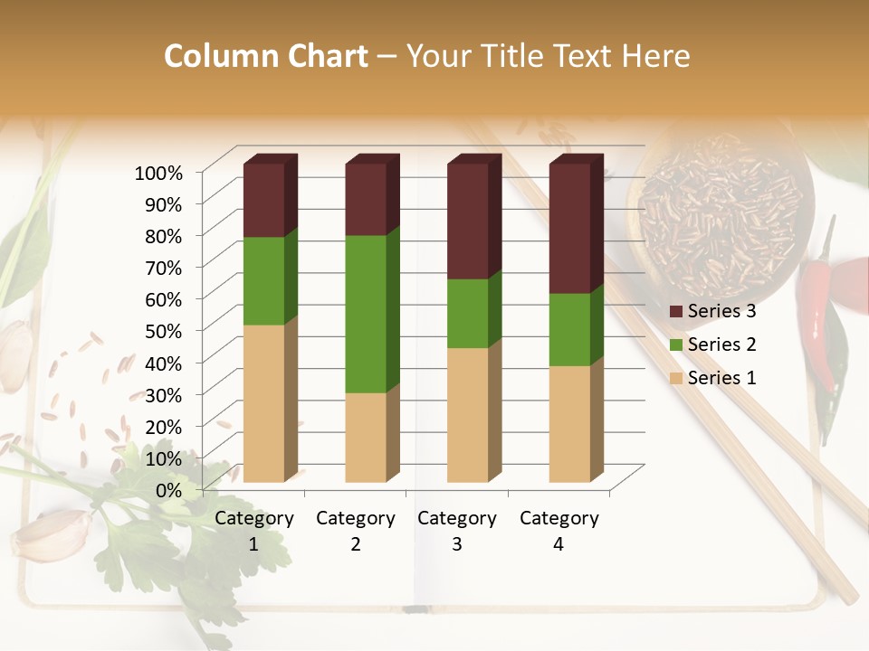 Tableware Ingredient White PowerPoint Template