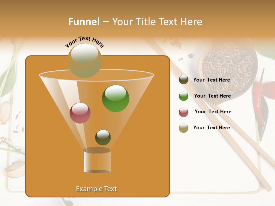 Tableware Ingredient White PowerPoint Template