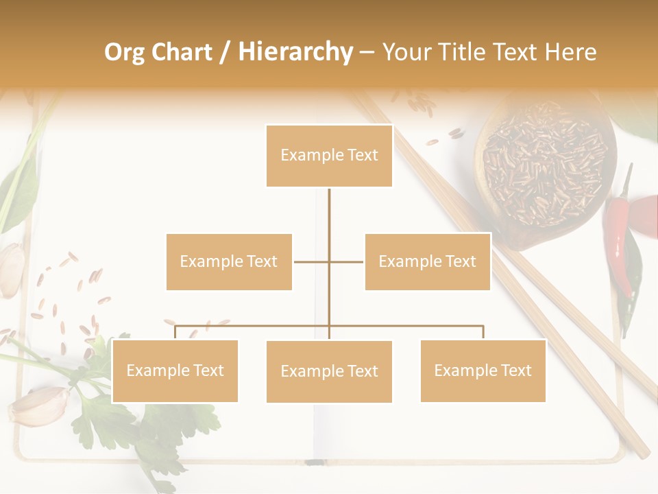 Tableware Ingredient White PowerPoint Template