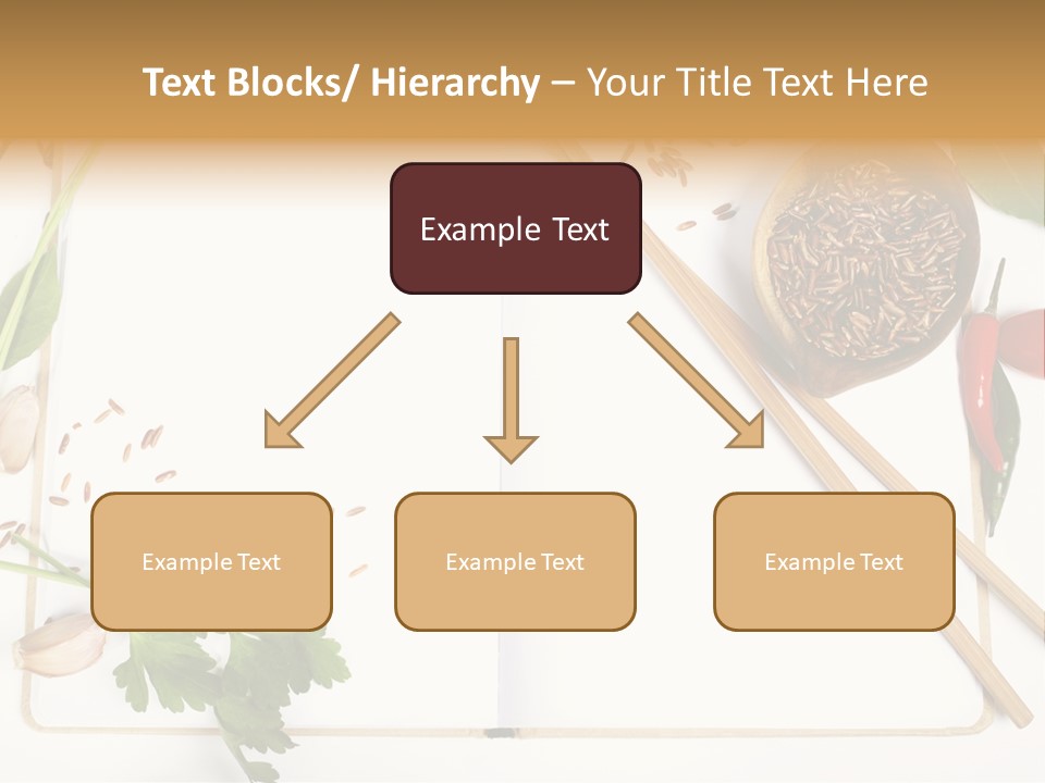 Tableware Ingredient White PowerPoint Template