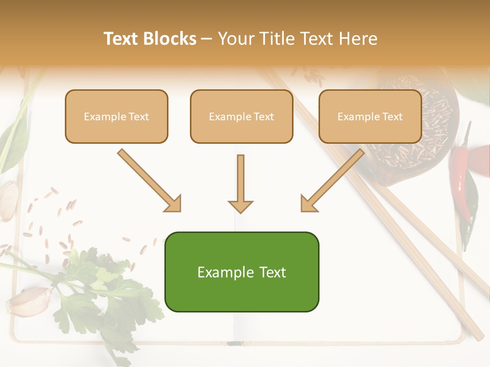 Tableware Ingredient White PowerPoint Template