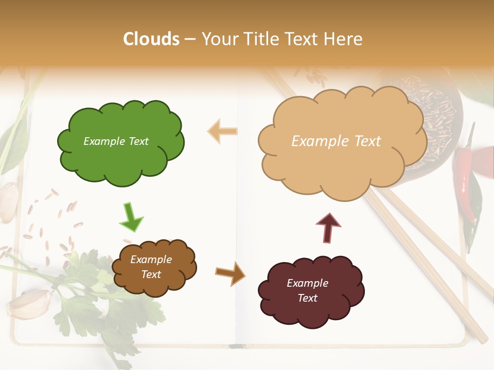 Tableware Ingredient White PowerPoint Template