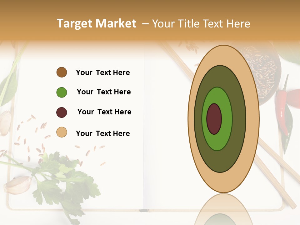 Tableware Ingredient White PowerPoint Template