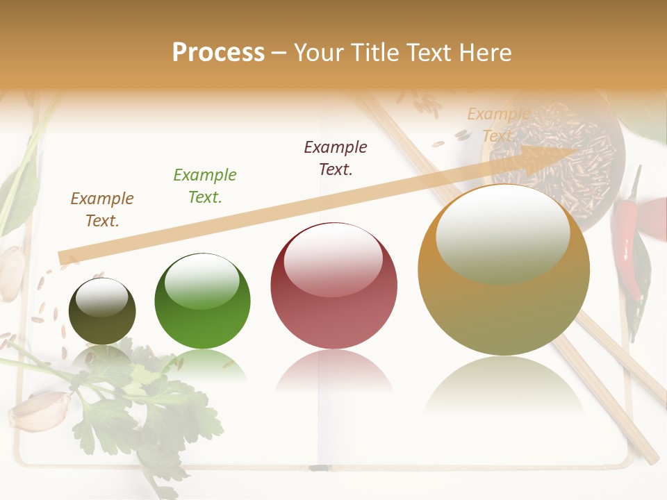 Tableware Ingredient White PowerPoint Template