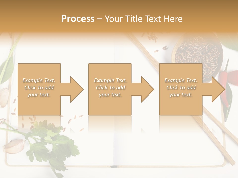 Tableware Ingredient White PowerPoint Template