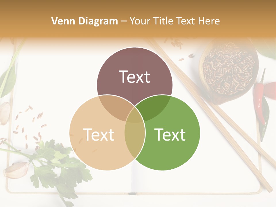 Tableware Ingredient White PowerPoint Template