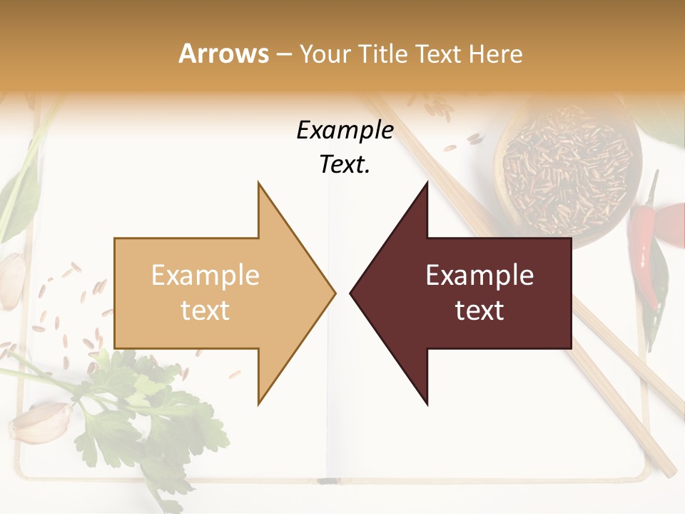 Tableware Ingredient White PowerPoint Template
