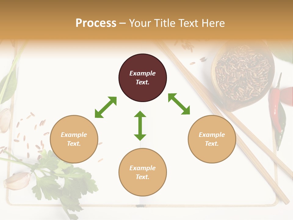 Tableware Ingredient White PowerPoint Template