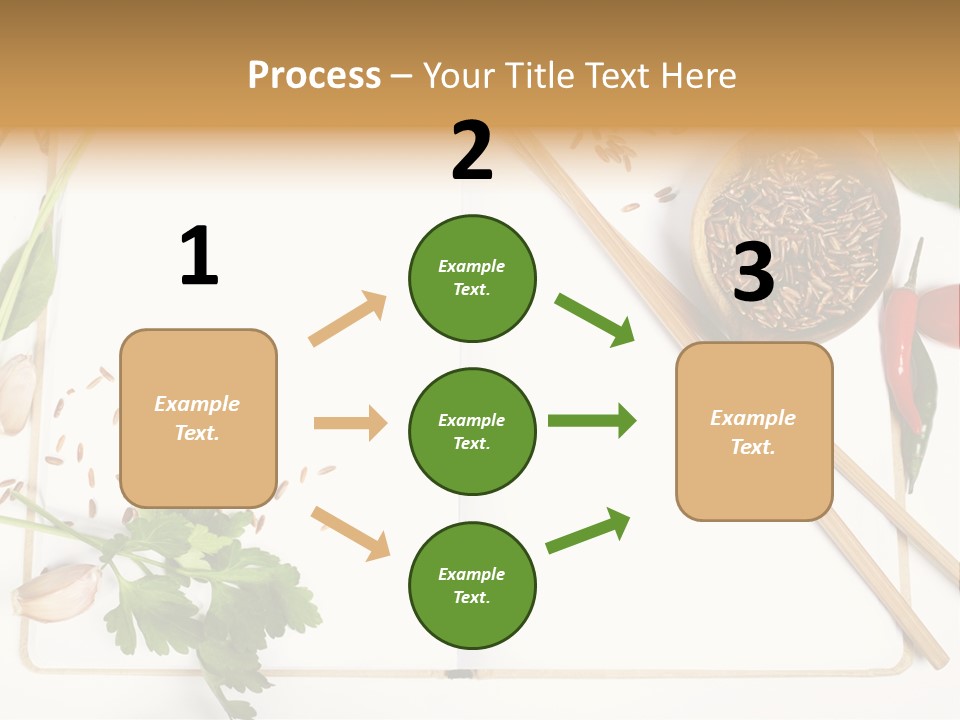 Tableware Ingredient White PowerPoint Template