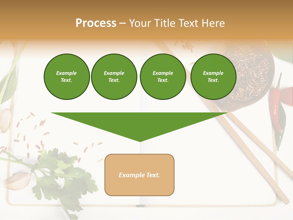 Tableware Ingredient White PowerPoint Template