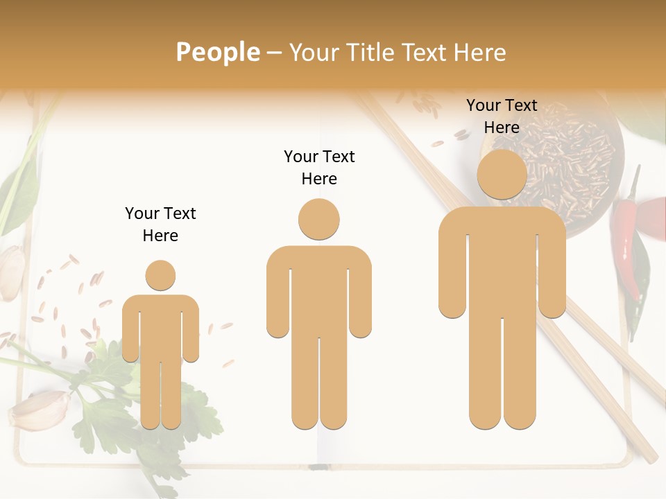 Tableware Ingredient White PowerPoint Template