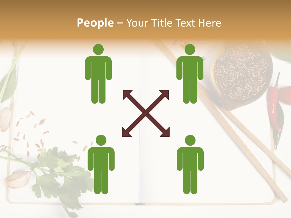 Tableware Ingredient White PowerPoint Template