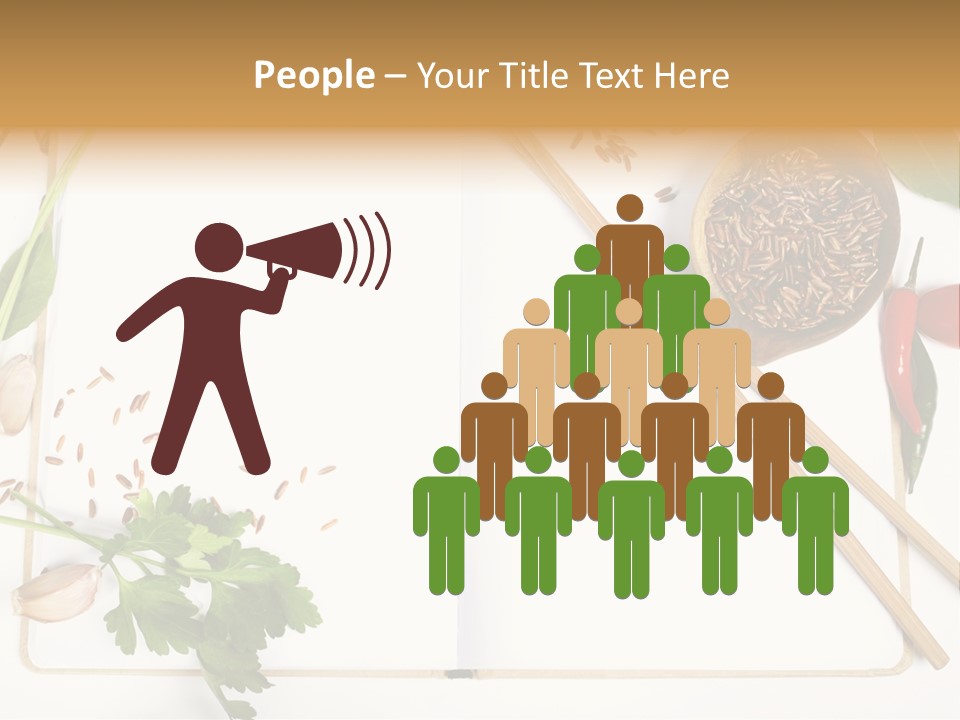 Tableware Ingredient White PowerPoint Template