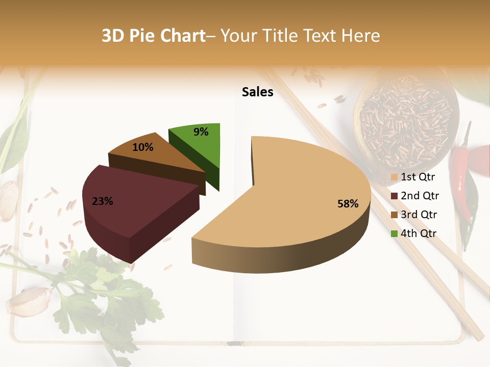 Tableware Ingredient White PowerPoint Template