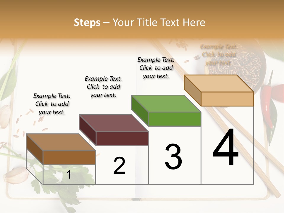 Tableware Ingredient White PowerPoint Template
