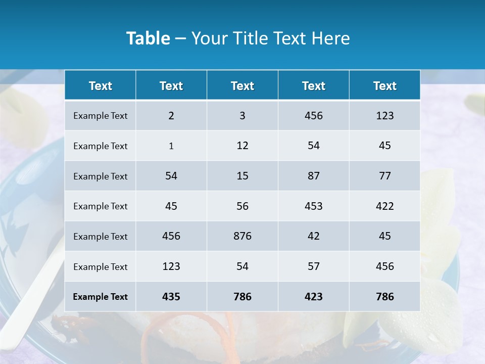 Mousse Pie Italy PowerPoint Template