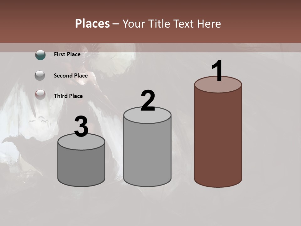 Winged Illustration War PowerPoint Template