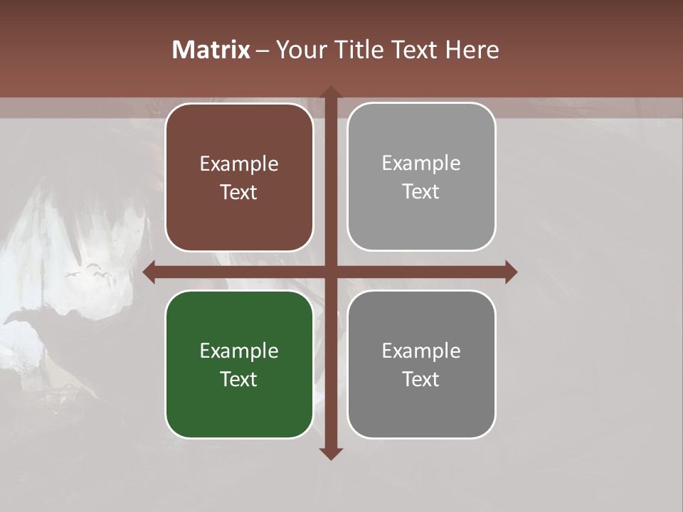 Winged Illustration War PowerPoint Template