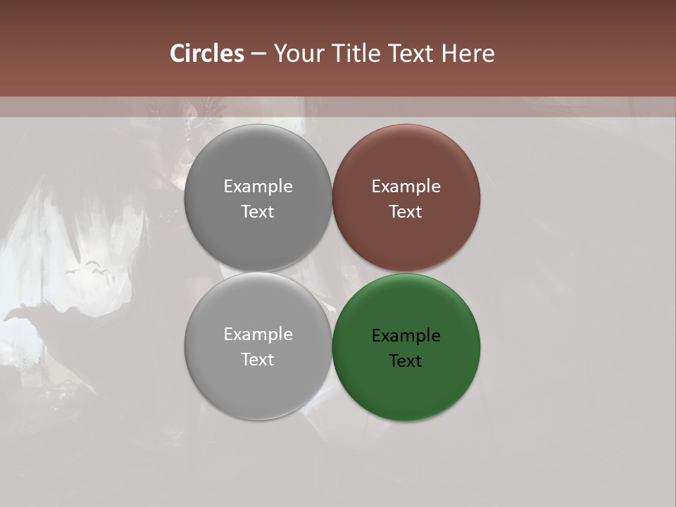 Winged Illustration War PowerPoint Template