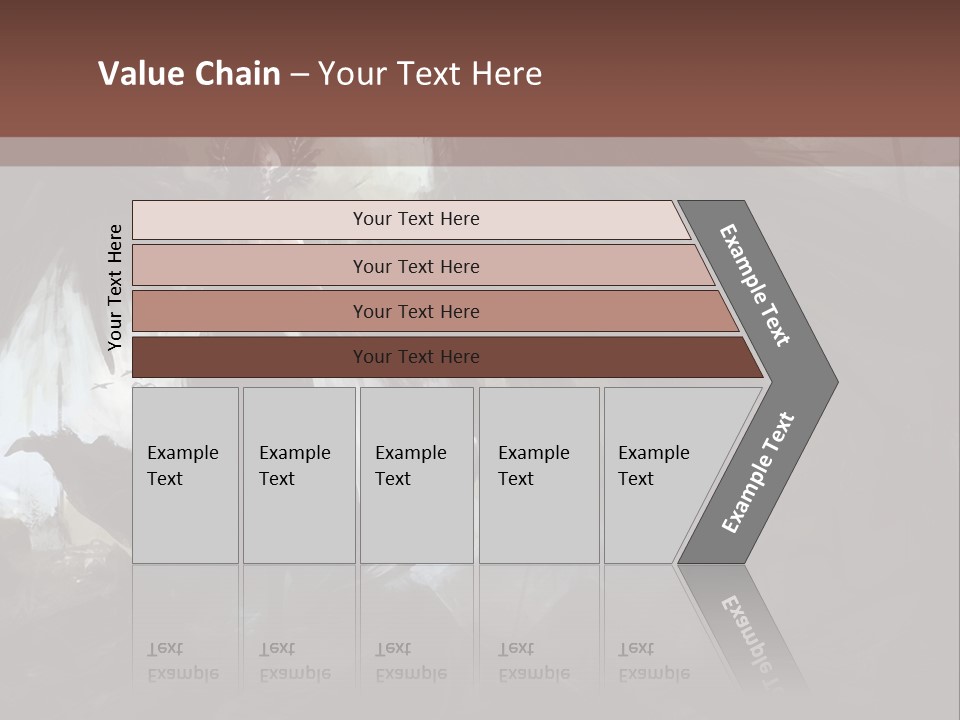 Winged Illustration War PowerPoint Template