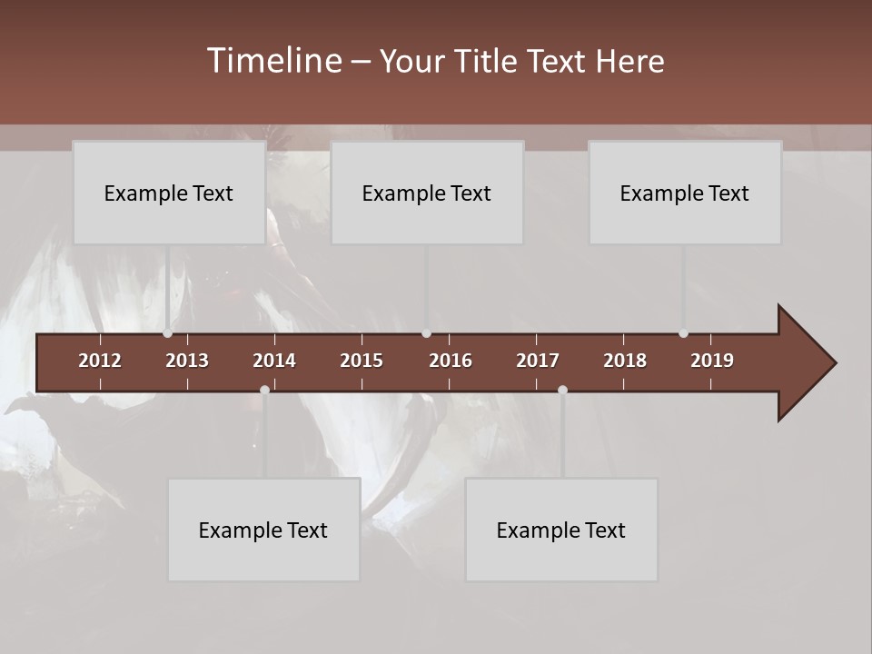Winged Illustration War PowerPoint Template