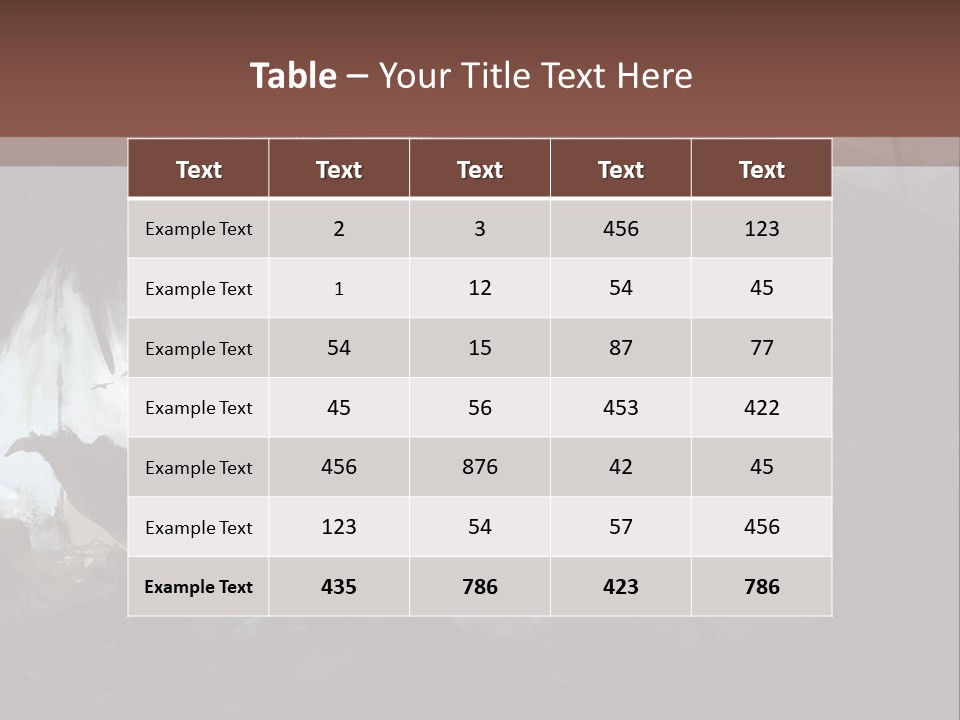 Winged Illustration War PowerPoint Template
