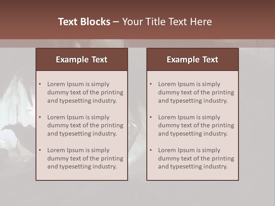 Winged Illustration War PowerPoint Template