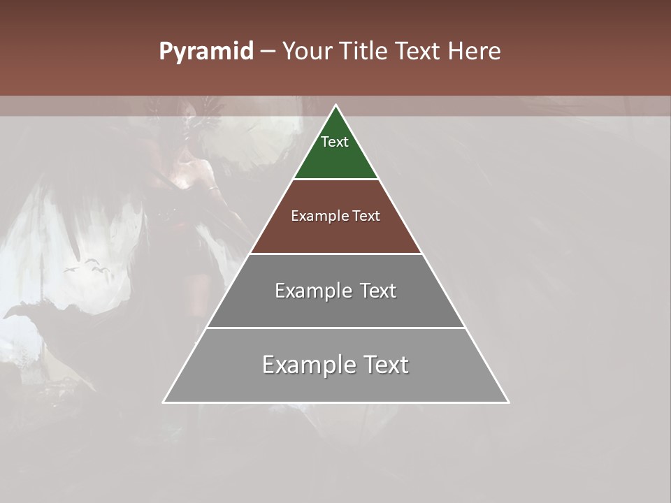 Winged Illustration War PowerPoint Template