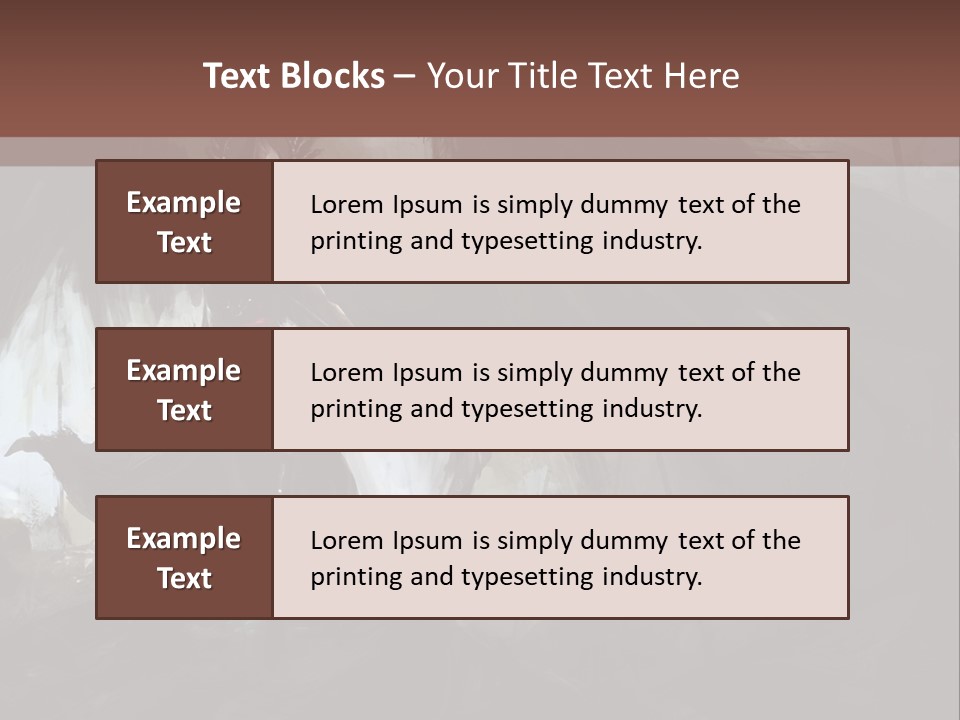 Winged Illustration War PowerPoint Template