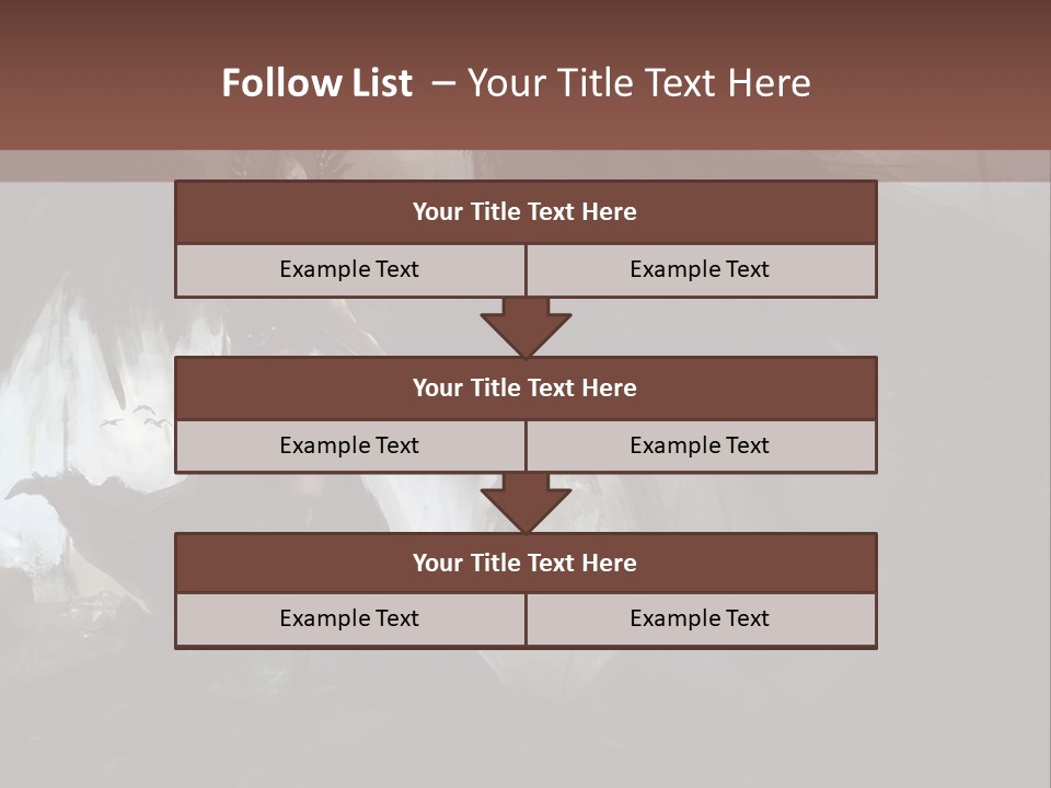 Winged Illustration War PowerPoint Template