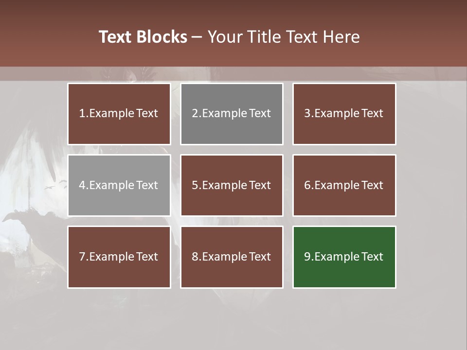 Winged Illustration War PowerPoint Template