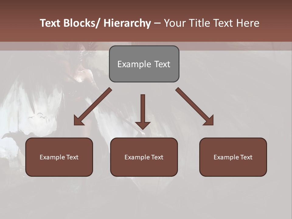 Winged Illustration War PowerPoint Template