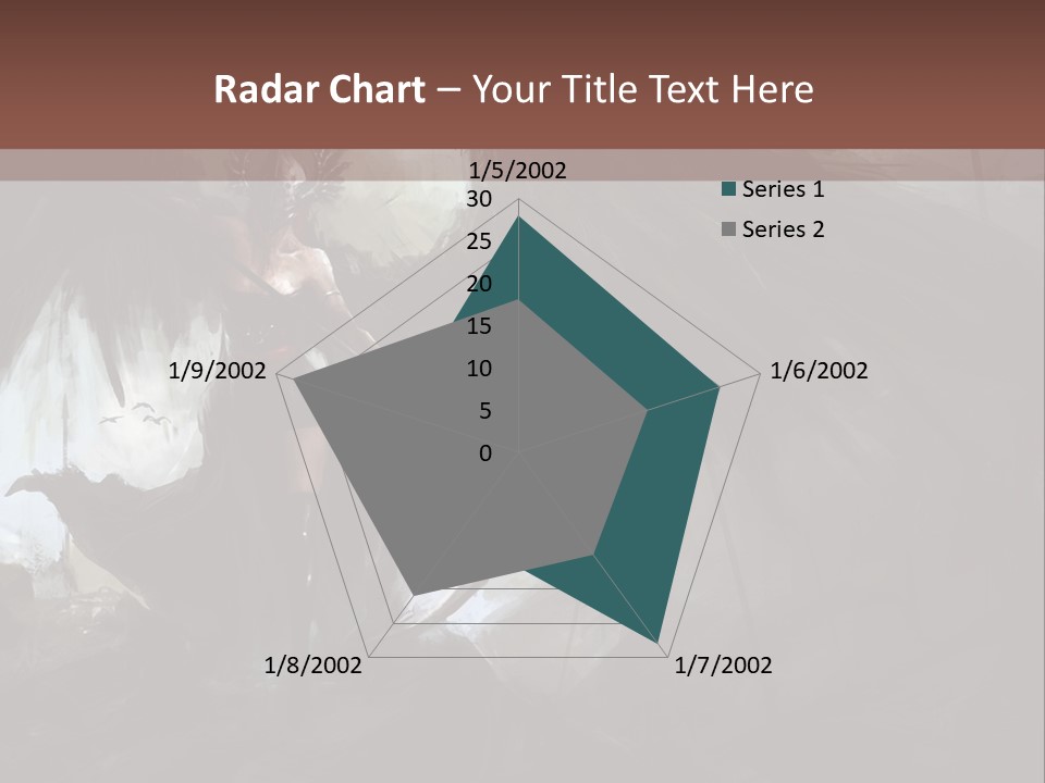 Winged Illustration War PowerPoint Template