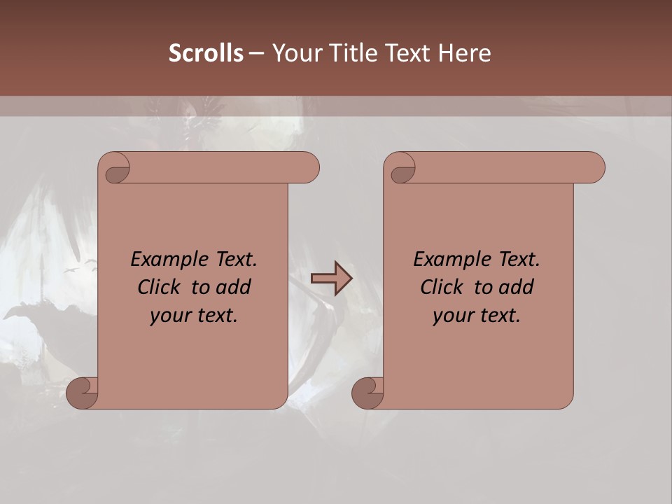Winged Illustration War PowerPoint Template