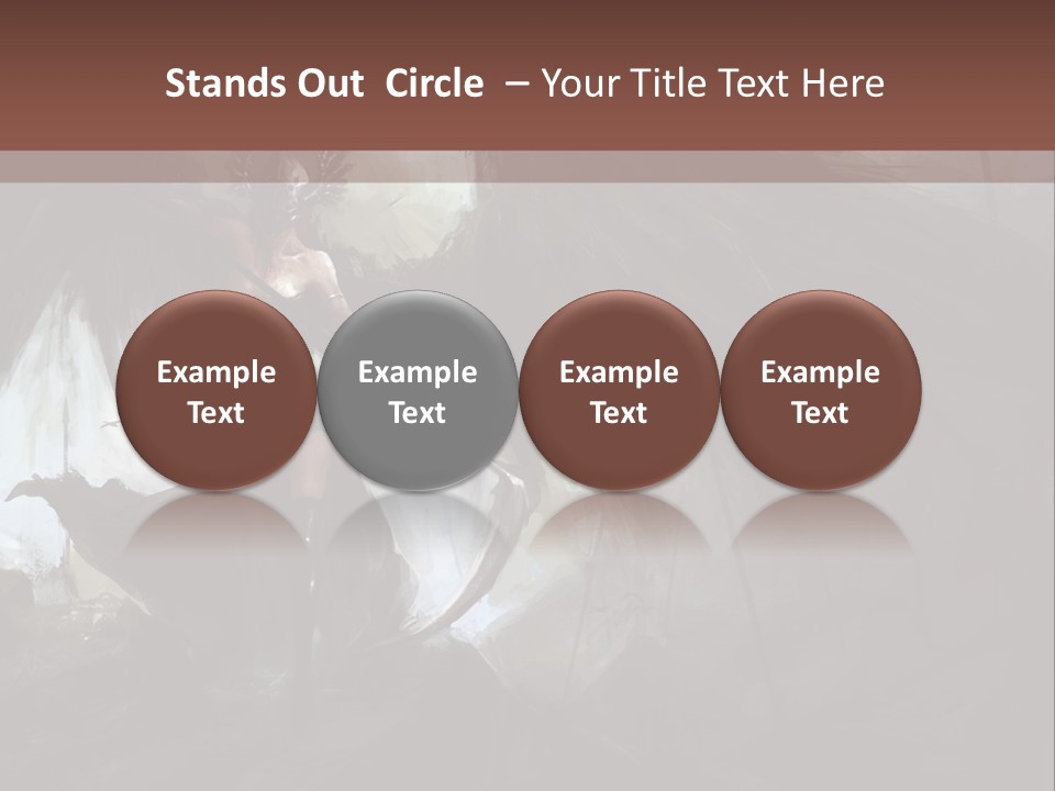 Winged Illustration War PowerPoint Template