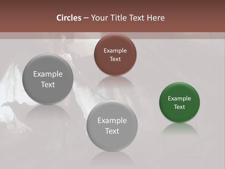 Winged Illustration War PowerPoint Template