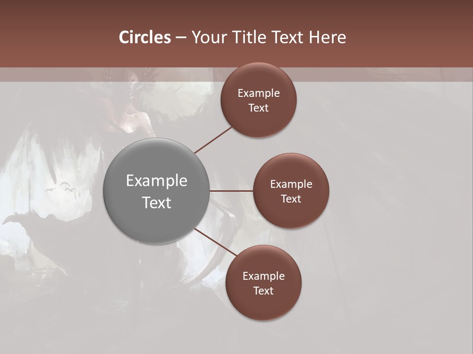 Winged Illustration War PowerPoint Template