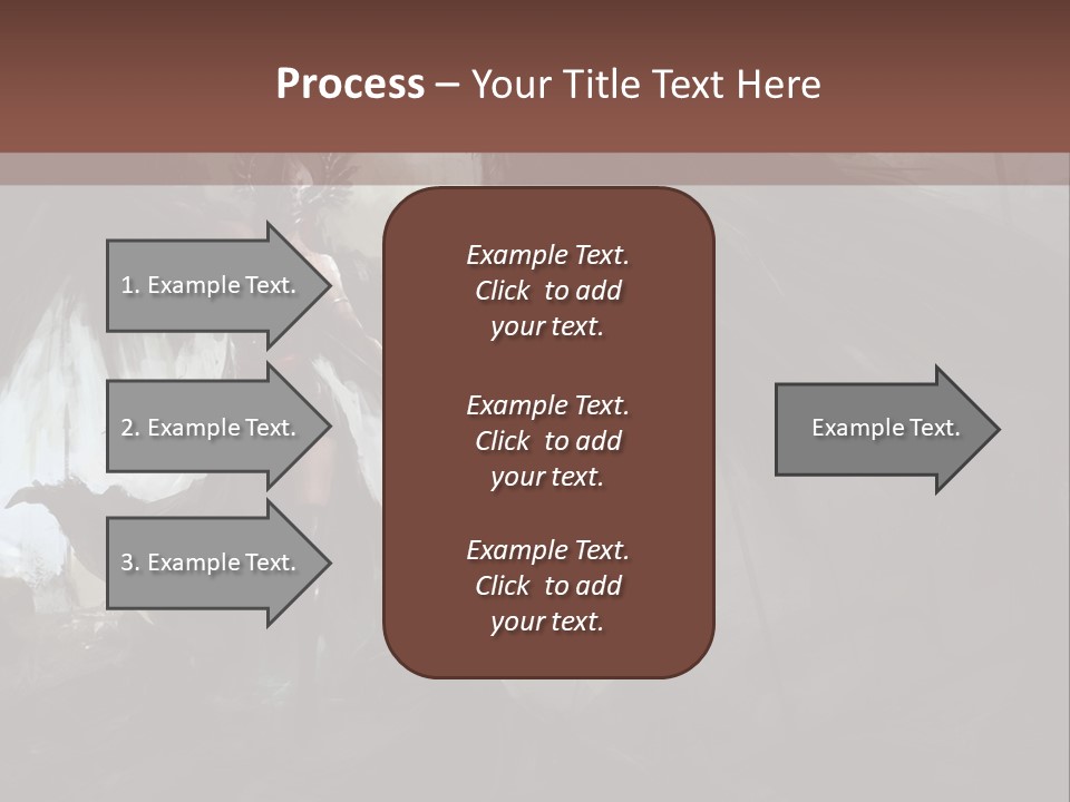 Winged Illustration War PowerPoint Template