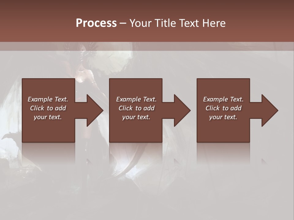 Winged Illustration War PowerPoint Template