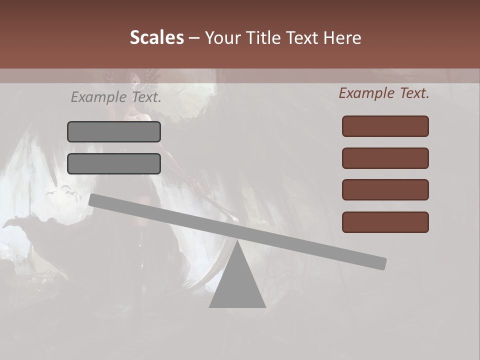Winged Illustration War PowerPoint Template