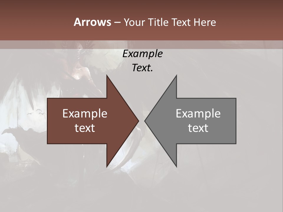 Winged Illustration War PowerPoint Template