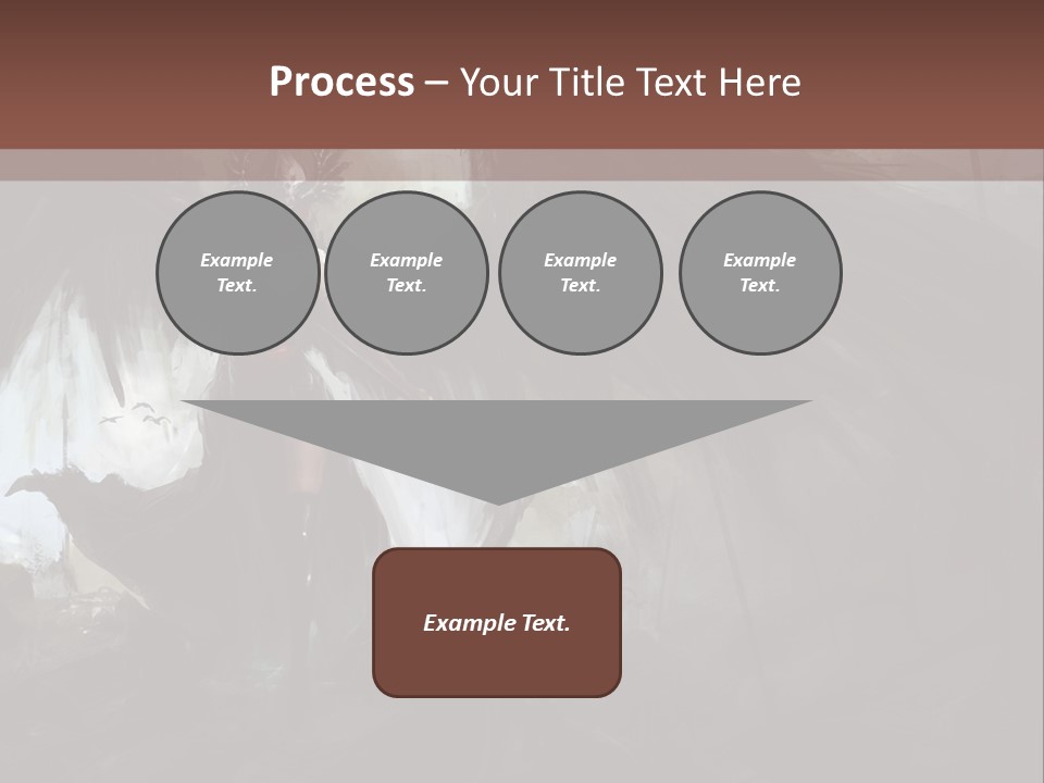 Winged Illustration War PowerPoint Template