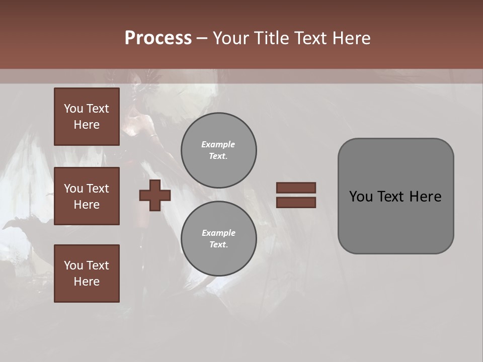Winged Illustration War PowerPoint Template
