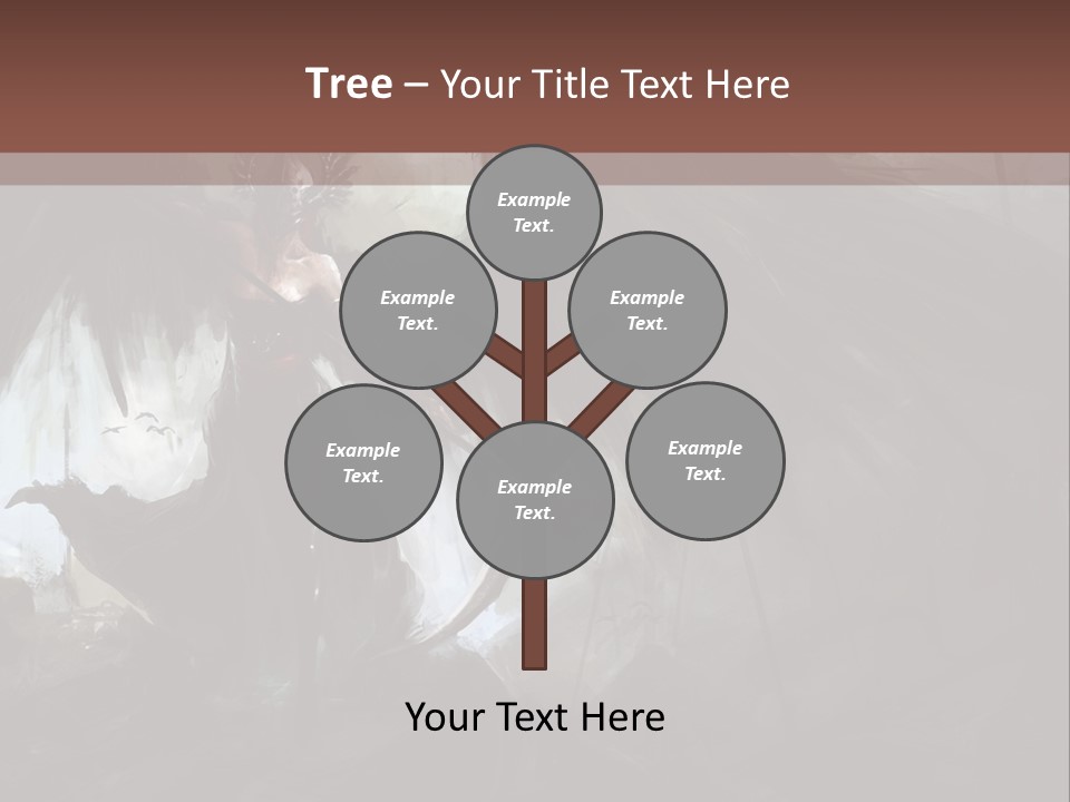 Winged Illustration War PowerPoint Template