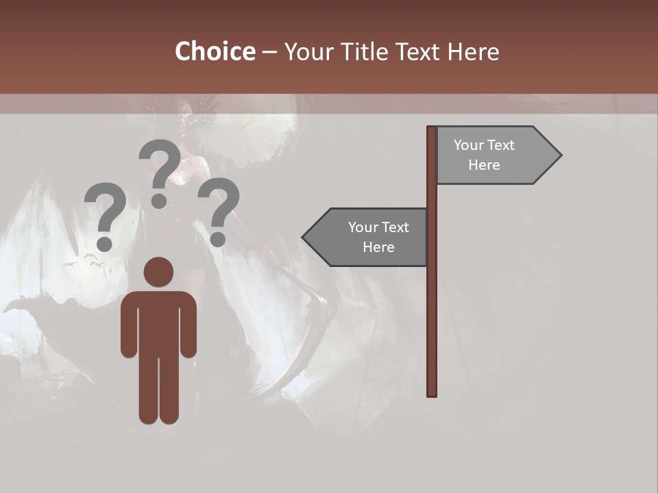 Winged Illustration War PowerPoint Template